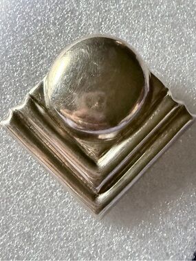 Taxco Silver Art Deco Geometric Brooch